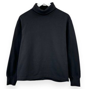 Christophe Lemaire for Uniqlo U Black Cotton Turtleneck Shirt sz XS